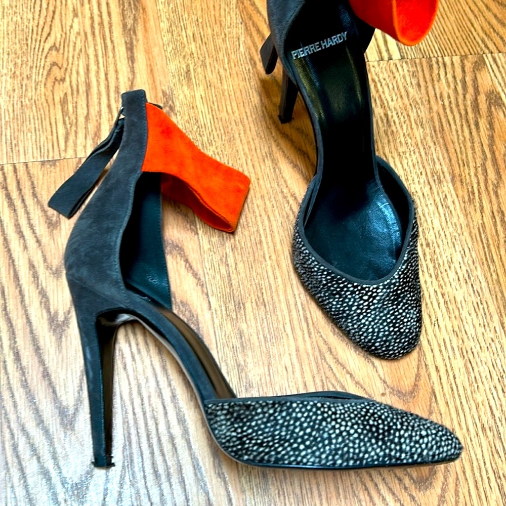 💎Pierre Hardy Suede Designer Heels